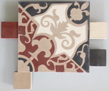 Kirman, um padrão de mosaico hidraulico da Projecto Mosaico