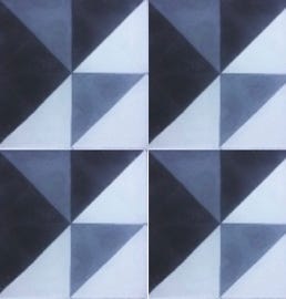 mosaico hidráulico Origami