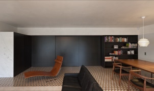 mosaico hidráulico Tétris projectado por Correia Regazzi Arquitectos