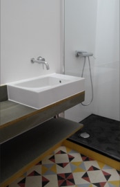 Mosaico hidráulico ref Origami projectada pelos HO- Arquitectos